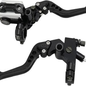 Pompă de frână modificată pentru motocicletă Pompă de frână față CNC 22mm ansamblu ambreiaj frână de mână hidraulică pompă de frână cu disc